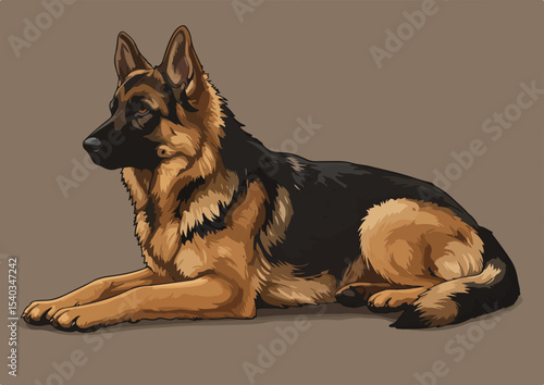 animal, illustration, pet, german shepherd, dog, breed, german, vector, black, cute, head, shepherd, art, drawing, cartoon, canine, isolated, puppy, symbol, silhouette, friend, hound, domestic, mammal