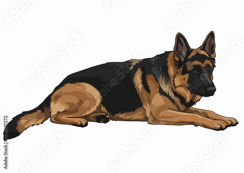 animal, illustration, pet, german shepherd, dog, breed, german, vector, black, cute, head, shepherd, art, drawing, cartoon, canine, isolated, puppy, symbol, silhouette, friend, hound, domestic, mammal