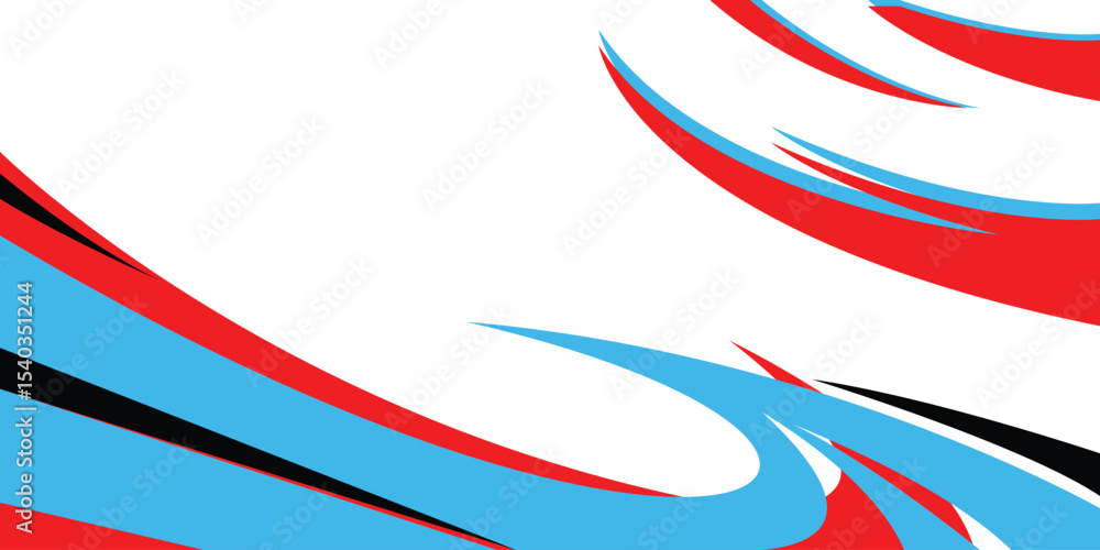 Obraz premium modern colorful wavy background vector