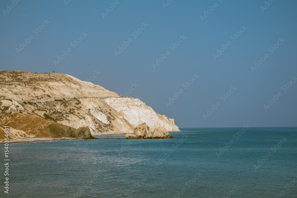 Fototapeta premium Petra tou romiou beach at Paphos Cyprus