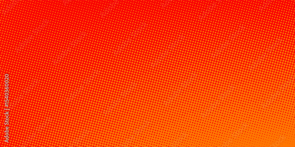 Obraz premium Dots halftone orange color pattern gradient texture with technology digital background. Dots pop art comics with summer background.