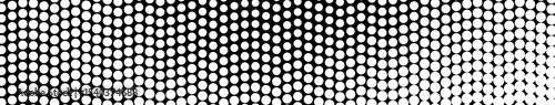 halftone dots. Black dots on white background. using smaller dots for lighter areas and larger ones for darker regions. This pattern will create a dynamic visual texture, perfect for backgrounds