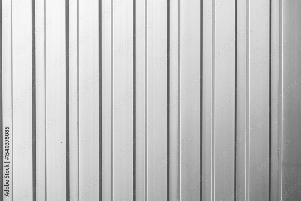 Silver Corrugated Metal Sheet Surface Texture Silver Corrugated Metal Sheet Surface Texture