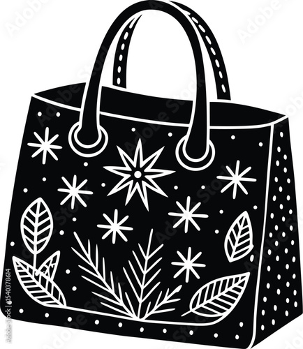 Souvenir Shop Bag Pattern Design