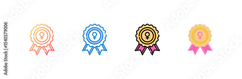 Badge icon set multiple style collection