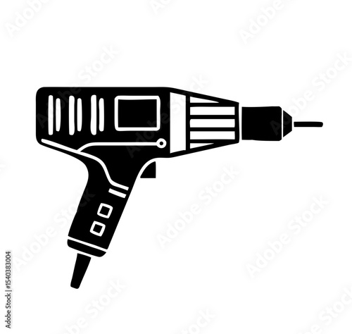 Perforator icon in simple vector style