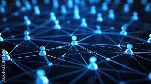 Advanced Cyber Infrastructure Showcasing Futuristic AI Connections