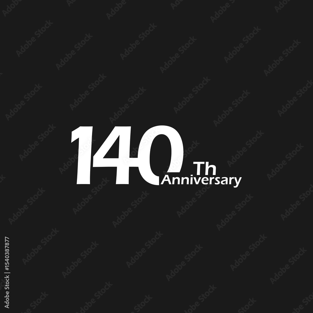 anniversary logo design, 140th anniversary, symbol, icon, party, logo design for 140th anniversary, vector, success, illustration, birthday, symbol, background, year, congratulations, greeting, invita anniversary logo design, 140th anniversary, symbol, icon, party, logo design for 140th anniversary, vector, success, illustration, birthday, symbol, background, year, congratulations, greeting, invita