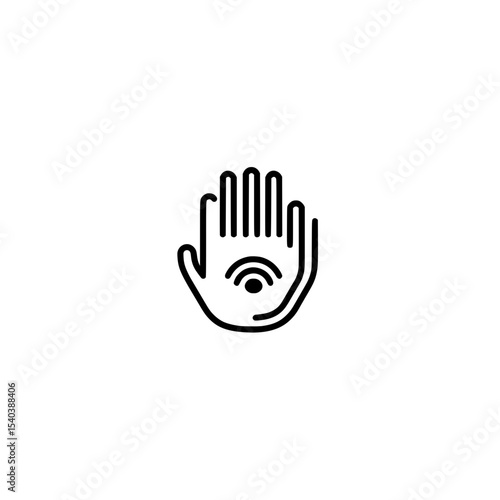 Hands free mode icon vector 