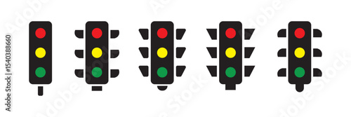  Traffic Light icon set