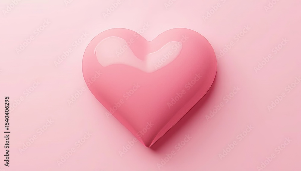 Pink heart on pink background Pink heart on pink background