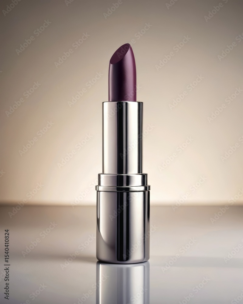Deep mauve matte lipstick in studio, dramatic mauve liquid splash backdrop, Creamy ivory gradient for sophisticated contrast Deep mauve matte lipstick in studio, dramatic mauve liquid splash backdrop, Creamy ivory gradient for sophisticated contrast