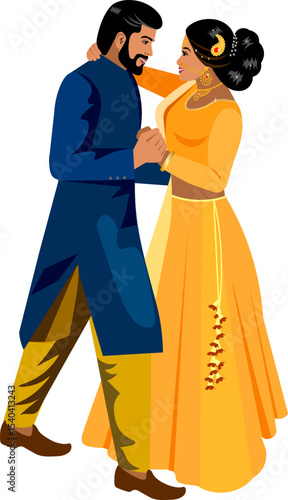 wedding dance hindu couple