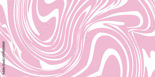 Pink candy pattern background. Abstract vector melted caramel texture. Strawberry cream swirls. Liquid mousse background. Psychedelic trippy raspberry ice cream.