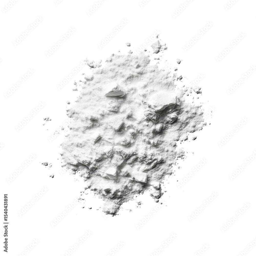 White Powder Pile, Flour Texture, Baking Ingredient White Powder Pile, Flour Texture, Baking Ingredient