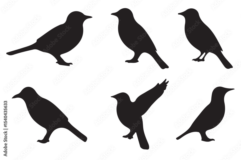 Fototapeta premium Flat and Minimal crow icon vector illustration isolated on white background an bart icon