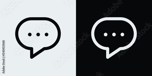 Speech bubble messaging icon