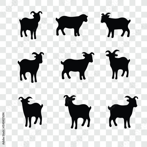 Cute facial expression icon of the sheep