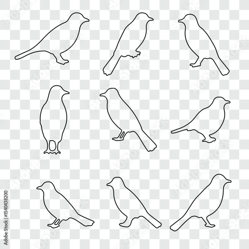 Flat and Minimal crow icon vector illustration isolated on white background an bart icon