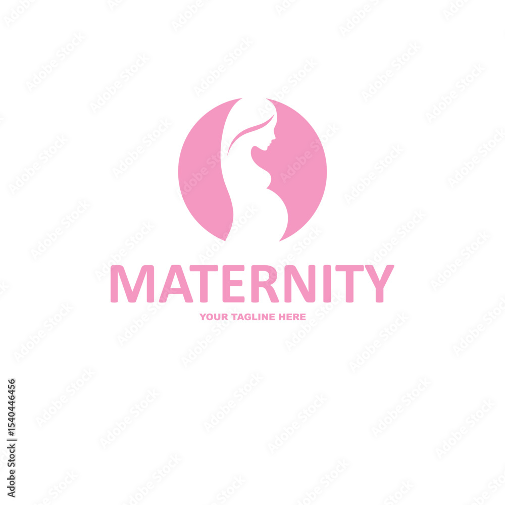 Pregnant silhouette. Pregnancy logo. Maternity checklist. Woman vector illustration. Pregnant silhouette. Pregnancy logo. Maternity checklist. Woman vector illustration.