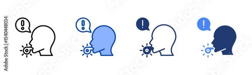 Whistle Blower icon sheet multiple style collection