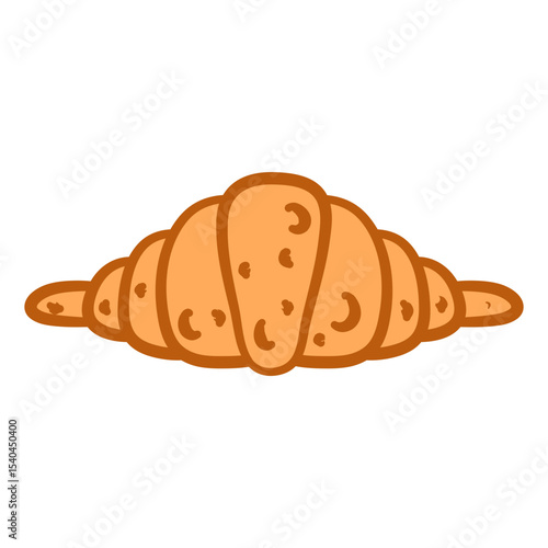 Pastry Breads and Baguettes Illustration Set