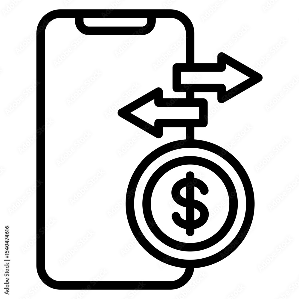 Online Transaction Icon Element For Design Online Transaction Icon Element For Design