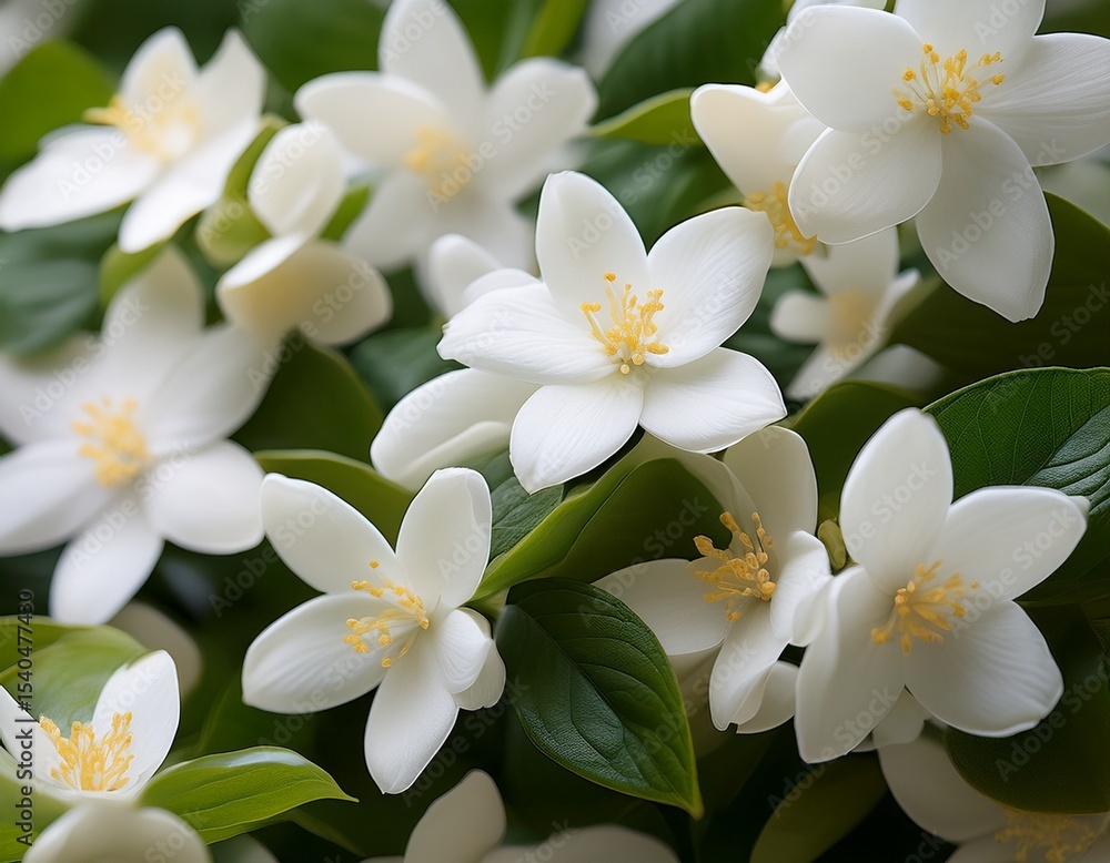Fototapeta premium jasmine plant background close up