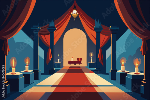 abandoned royal ballroom living room transformed 