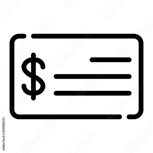 banker line icon