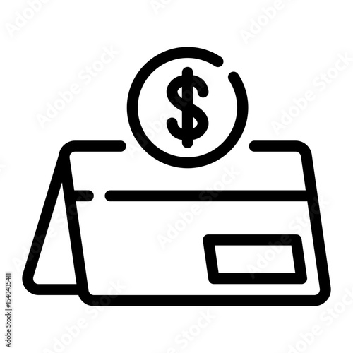 passbook line icon