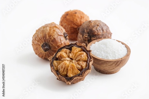 Monk Fruit Sweetener and Whole Fruits
