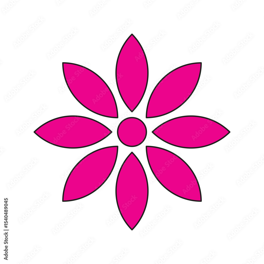 Fototapeta premium abstract flower vector illustration
