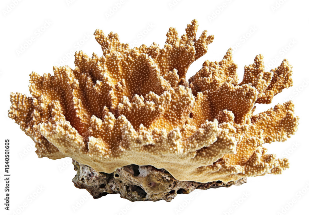 Obraz premium Golden Coral Reef Texture