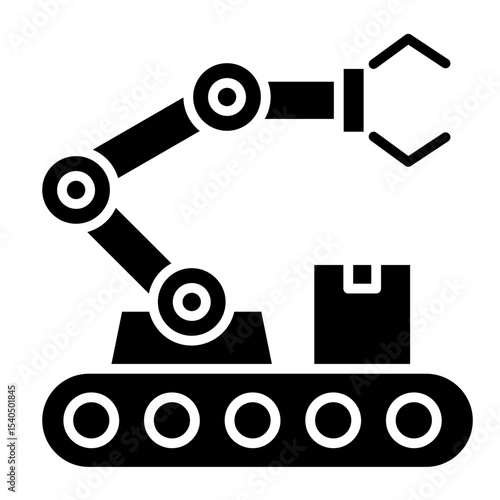 Industrial Automation  Icon Element For Design	