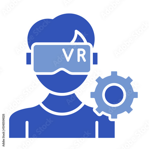 Virtual Reality  Icon Element For Design	
