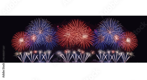 Spectacular Fireworks Display A Celebration of Independence Day