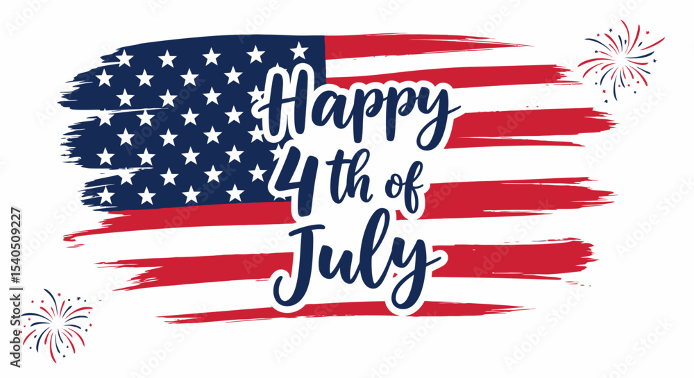 Happy 4th of July Celebrate American Independence Day with Patriotic Graphics Happy 4th of July Celebrate American Independence Day with Patriotic Graphics