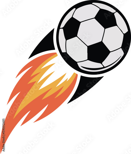 Soaring Soccer in motion logo