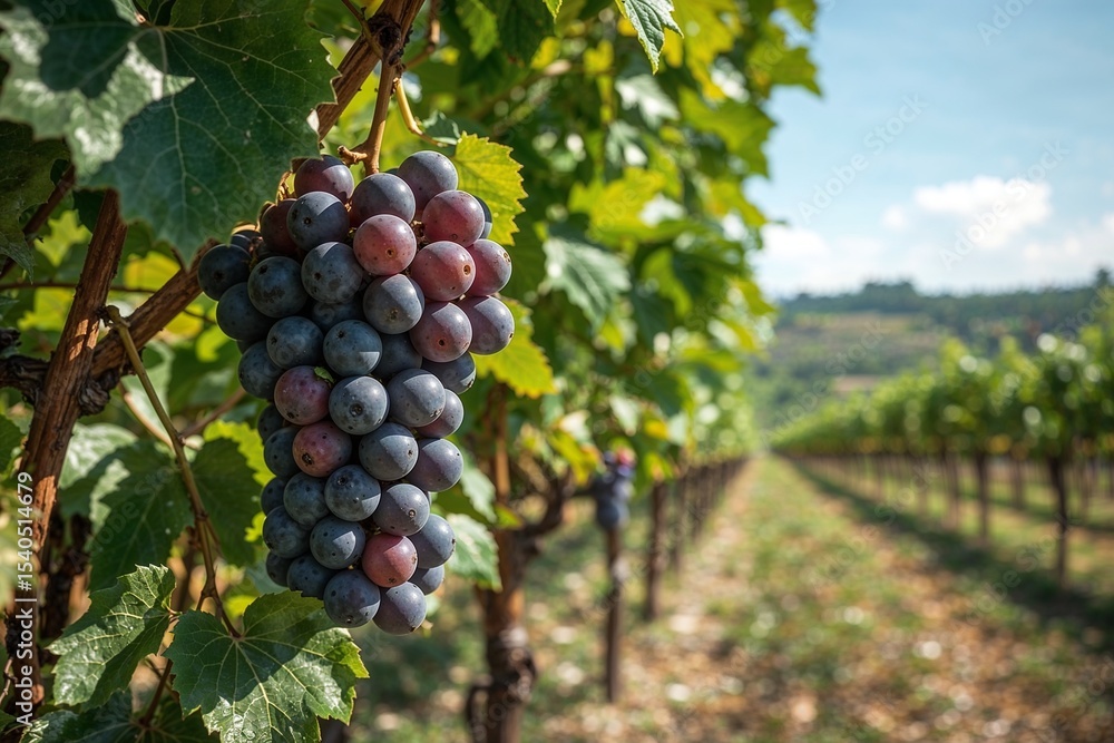 custom made wallpaper toronto digitalViticulture Scene: Vineyard with Maturing Grapes