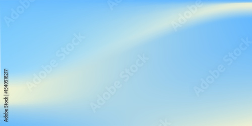 Sky blue and cream gradient mesh background.