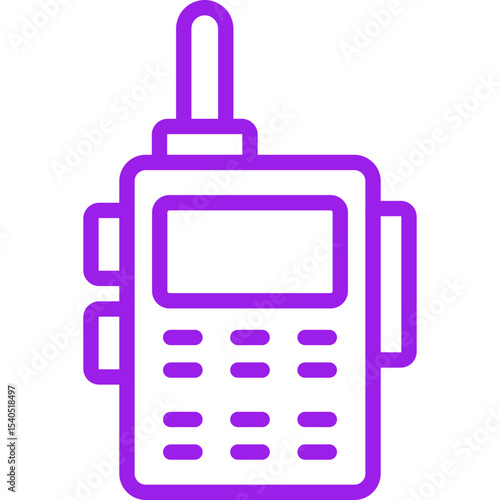 Radio single icon vector illustration