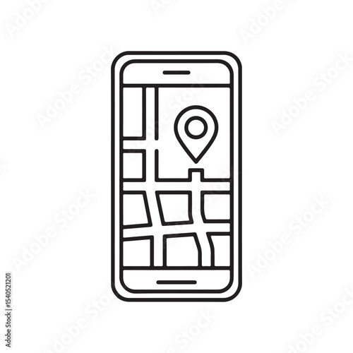 Smartphone GPS Navigation Location Tracking & Map Applications