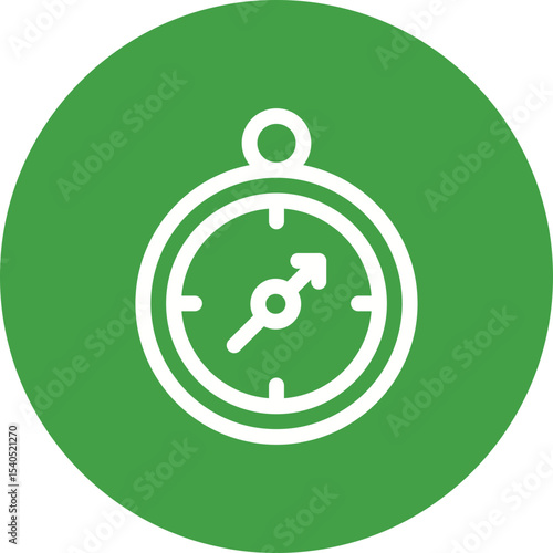 Stopwatch single icon vector illustration
