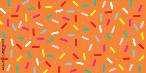 Sprinkle vector seamless pattern background eps10