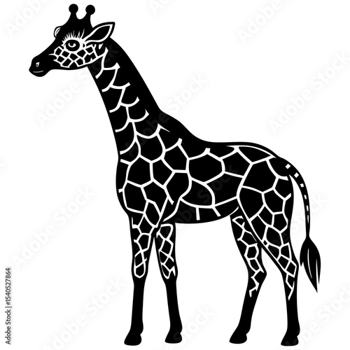 giraffe vector illustration