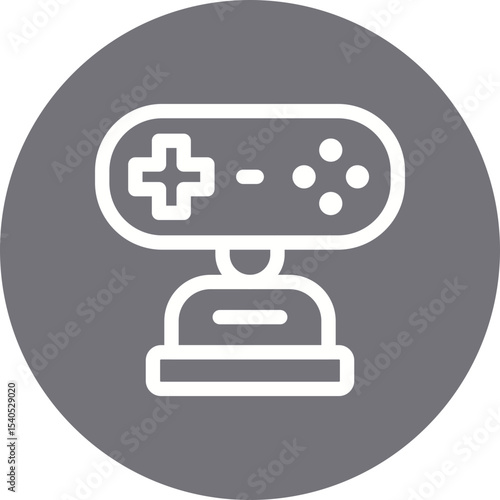 Video game single icon vector illustration