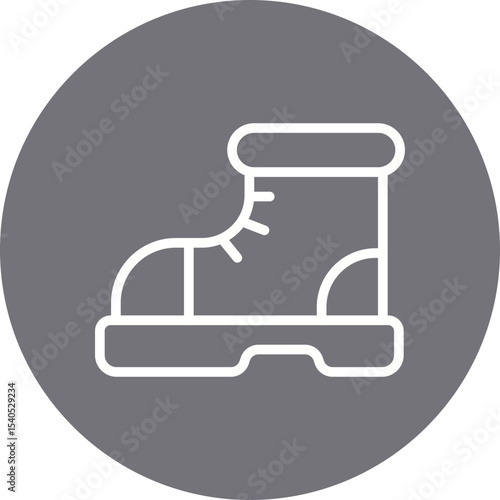 Boots single icon vector illustration