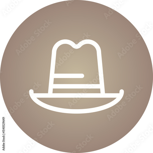 Hat single icon vector illustration