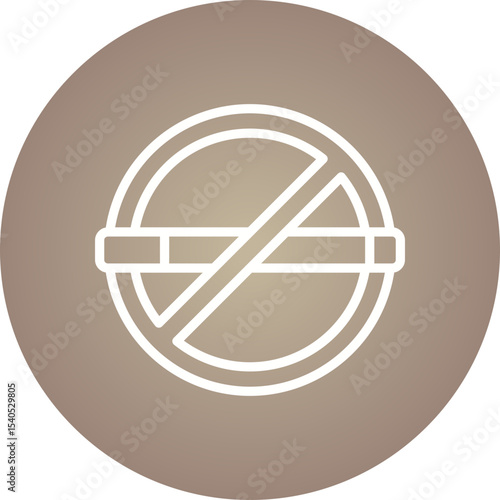 No smoking single icon vector illustration